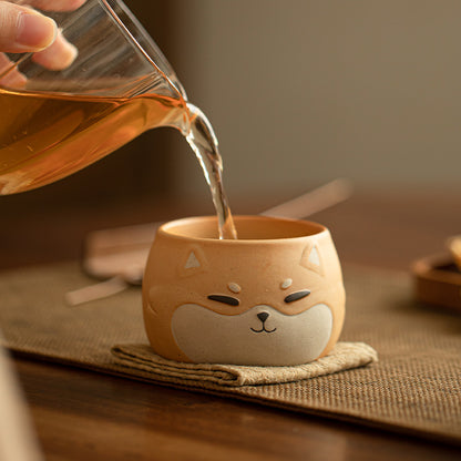 Gohobi Hand-painted Shiba Inu Master Tea Cup Coffee Mug