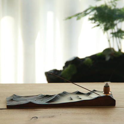 Gohobi Handcrafted Solid Wood Incense Holder