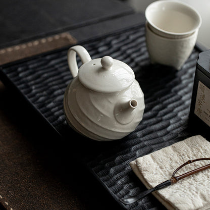 Gohobi Japanese-Style Grass Ash Glaze Teapot