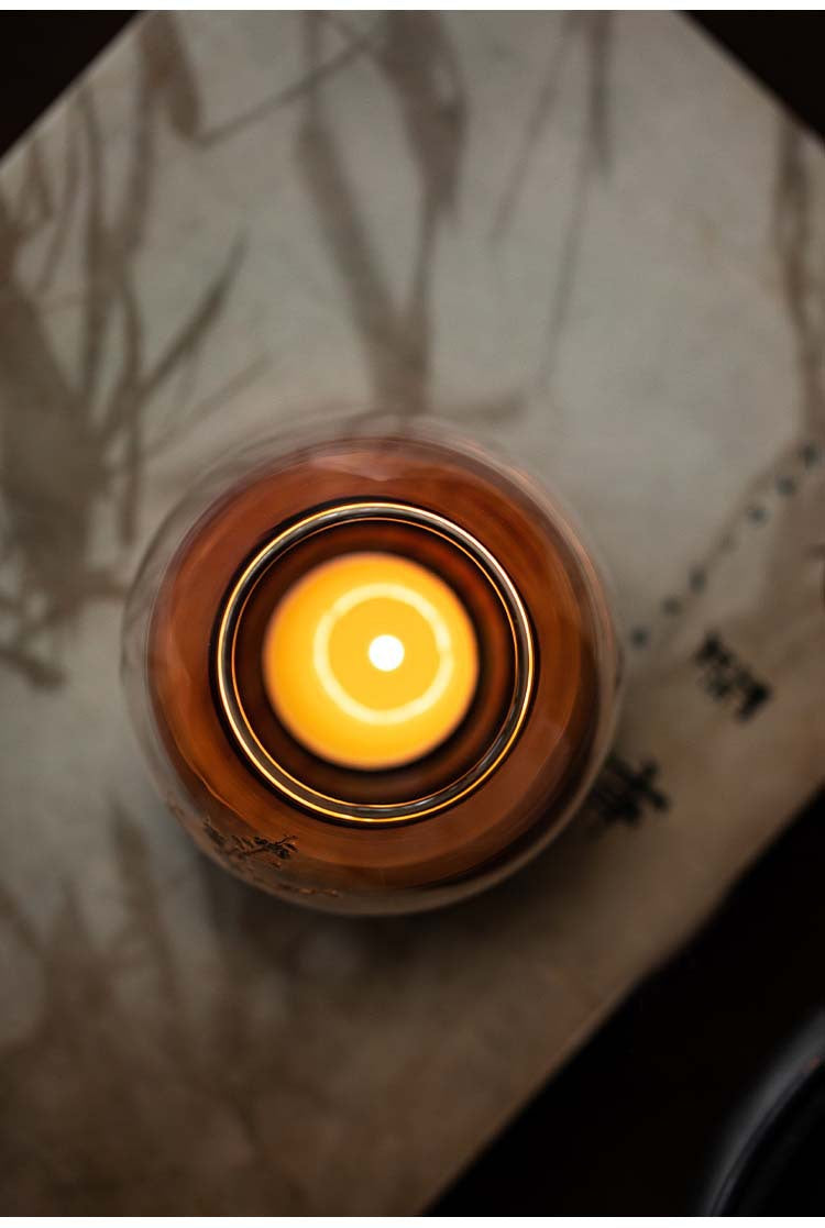 Gohobi Glass Candle Holder