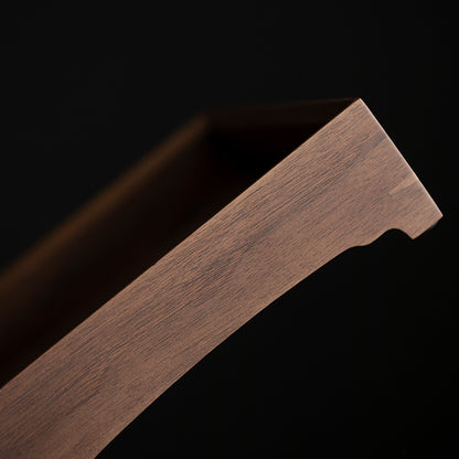 Gohobi Japanese-style Wabi-Sabi Walnut Serving Tray 010