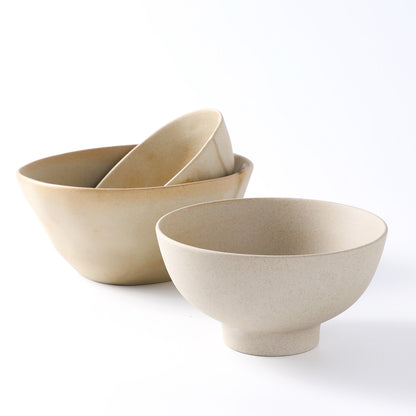 Gohobi Vintage Rustic Ceramic Ramen Bowl