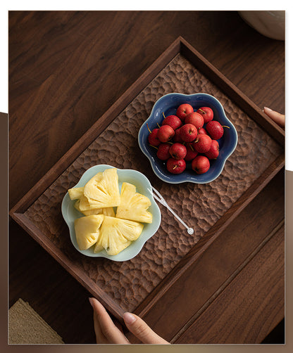 Gohobi Traditional Japanese Glazed Fruit Nuts Small Plate - Cloud 007