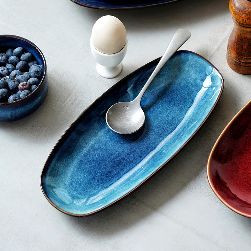 Gohobi Kiln-Change Oval Plate