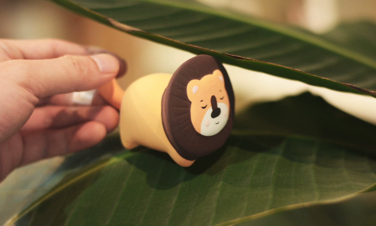 Gohobi x Little Diary Handmade Ceramic Lion Tiger Leopard