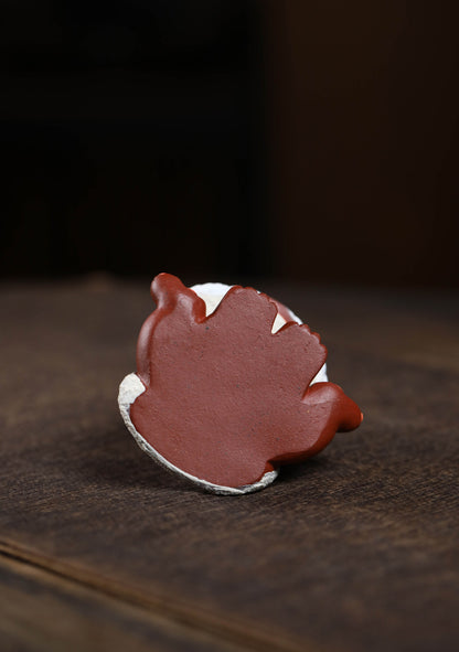 Gohobi Yixing Purple Clay Lion Dance Tea Pet – Handmade Guardian Ornament