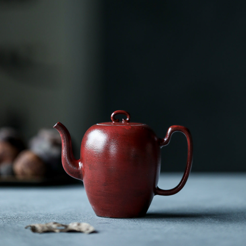 Gohobi Handmade Forbidden City Red Teapot