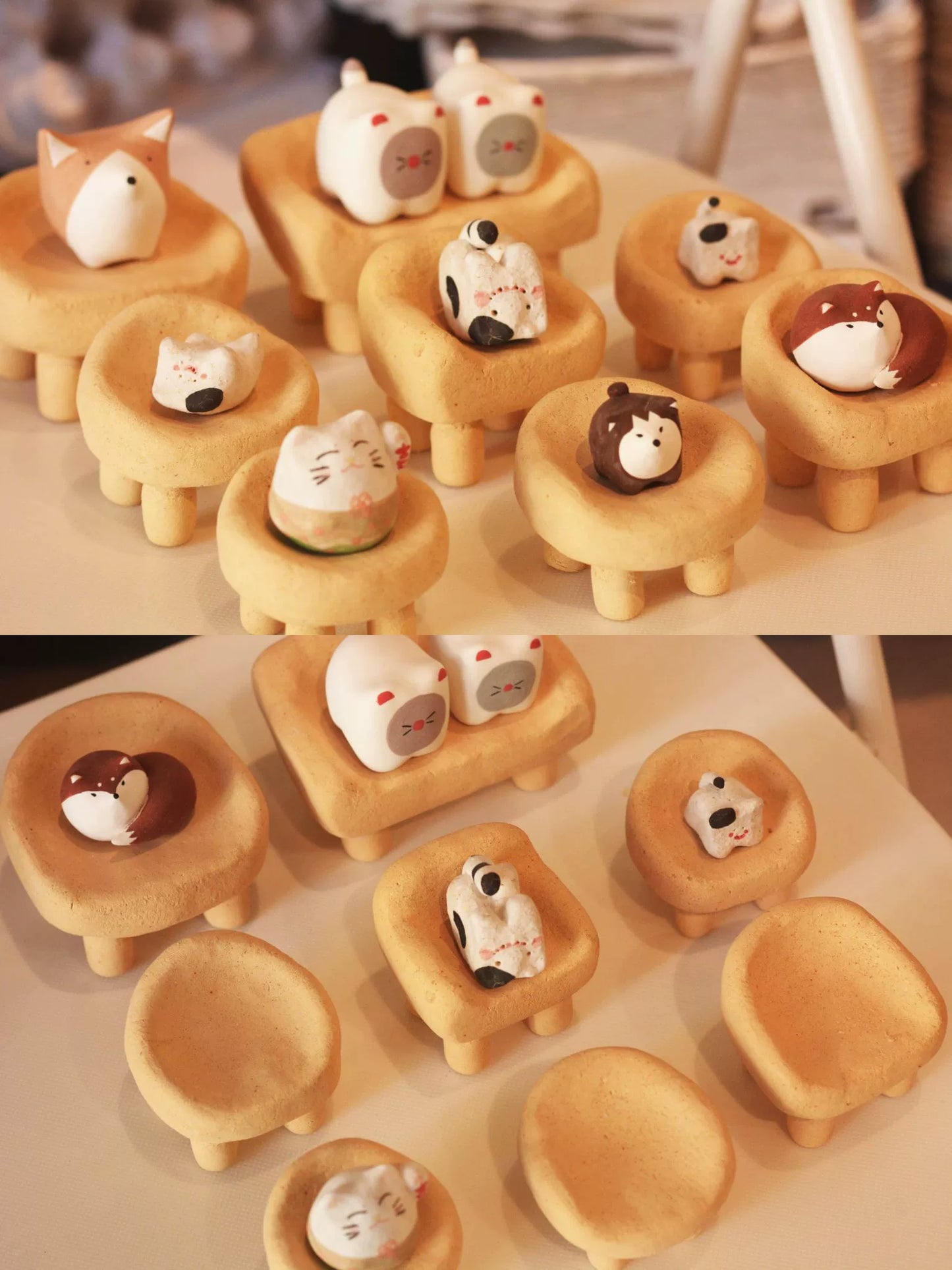 Gohobi x Little Diary Handmade Ceramic Chairs