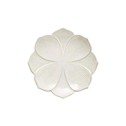 Gohobi Ceramic Lotus Plate Teapot Tray