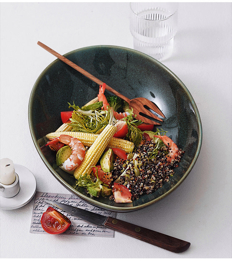 Gohobi Creative Kiln-Change Irregular Ceramic Bowl