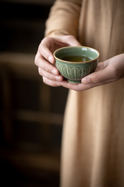 Gohobi Yaozhou Kiln Green Tea Cup