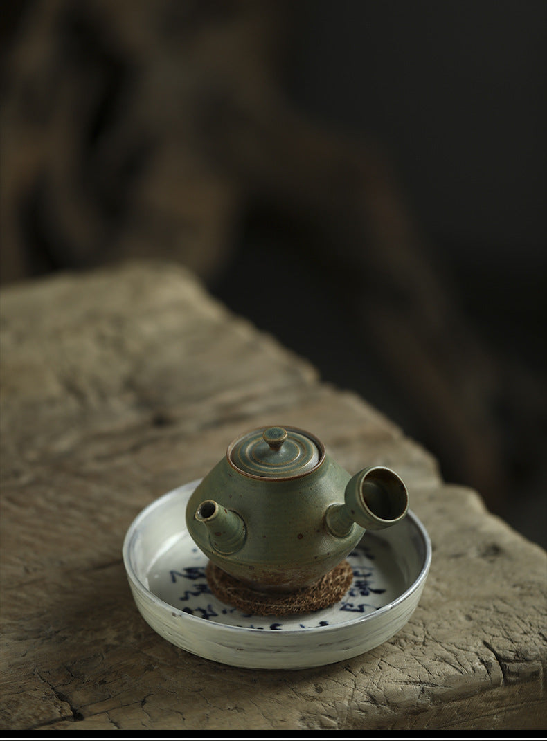 Gohobi Jingdezhen Ceramic Retro Chinese Small Pottery Teapot( 160 ml)