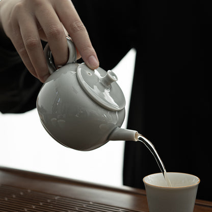 Gohobi Japanese Style Ice Grey Teapot 005