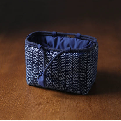 Gohobi Denim Medium Teaware Storage Travel Bag