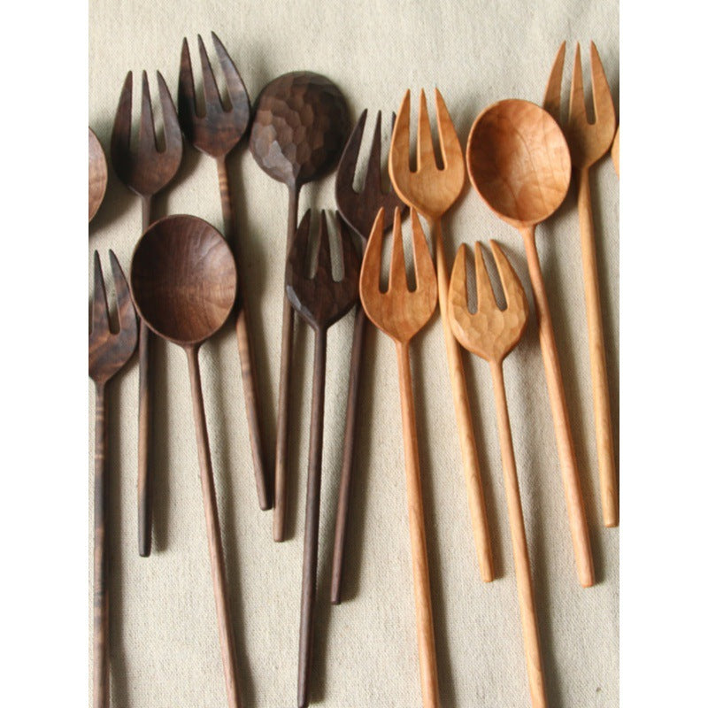 Gohobi Handcrafted Wooden Spoon & Fork