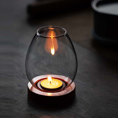 Gohobi Glass Candle Holder