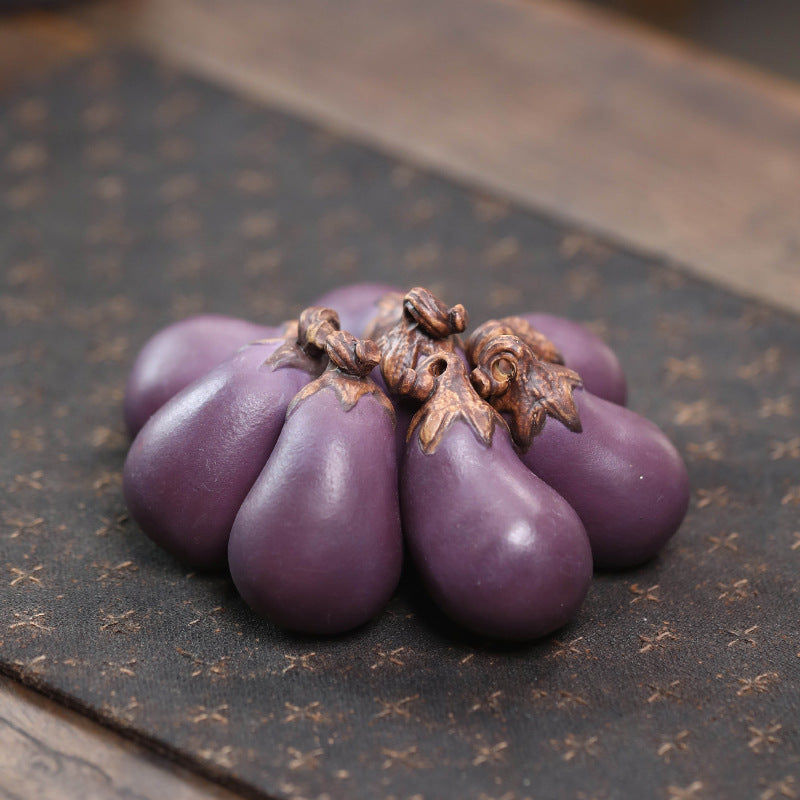 Gohobi Yixing Purple Sand Eggplant Tea Pet