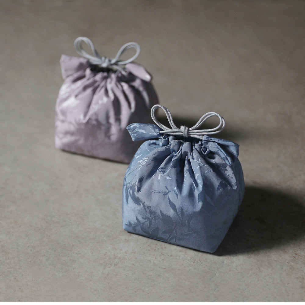 Gohobi Blue and Pink Teaware Storage Travel Bag