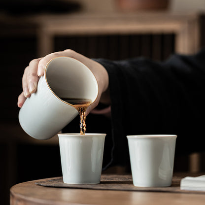 Gohobi Japanese Style Ice Grey and Green Tea Cup 002