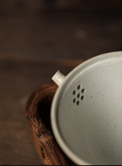 Gohobi Handmade Japanese Style Black and White Gaiwan