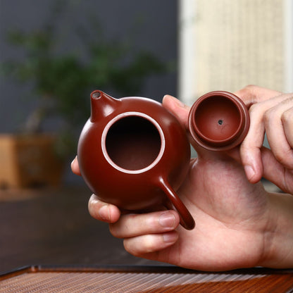 Gohobi Yixing Red Clay Dragon Egg Teapot