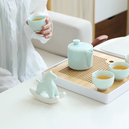 Gohobi Ceramic Rocking Horse Ornament