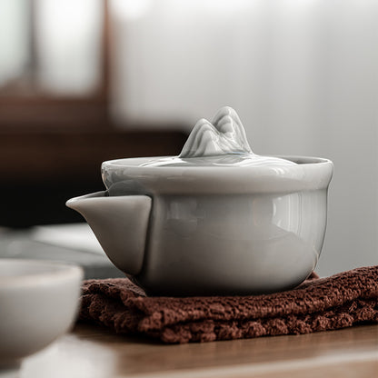 Gohobi Japanese Style Ice Grey Gaiwan Tea Set 004