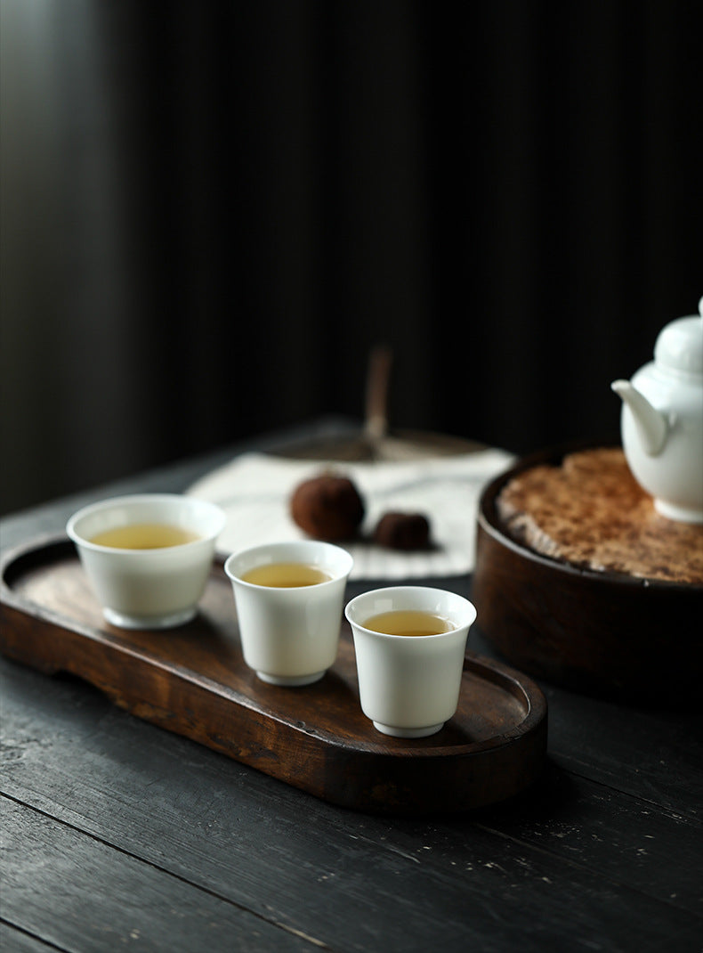 Gohobi Jingdezhen Sweet White Porcelain Teapot Set