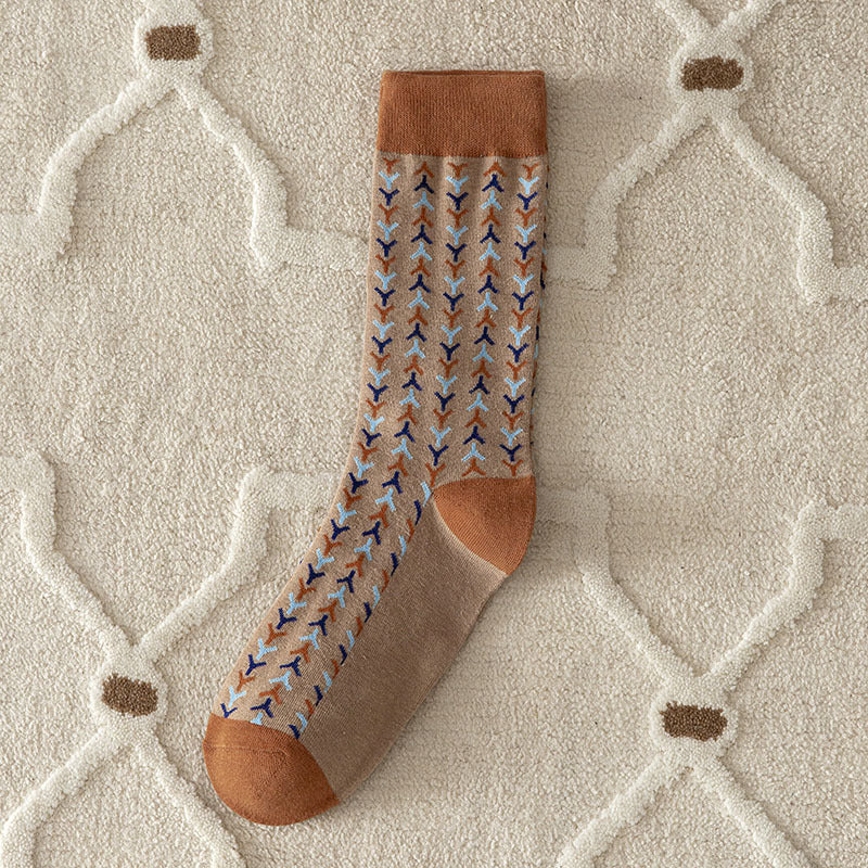 SnuggleWarm Retro Japanese Cotton Socks