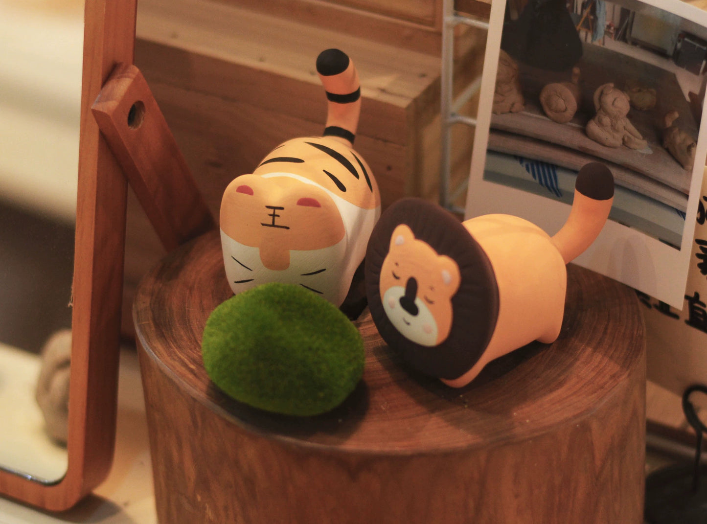 Gohobi x Little Diary Handmade Ceramic Lion Tiger Leopard