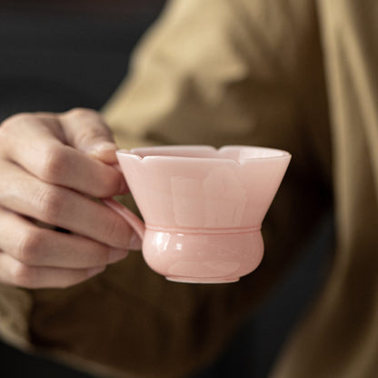 Gohobi Qinghuan Five-Colour Ceramic Teacup Gift Set