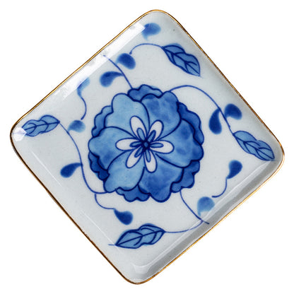 Gohobi Blue and White Porcelain Coaster