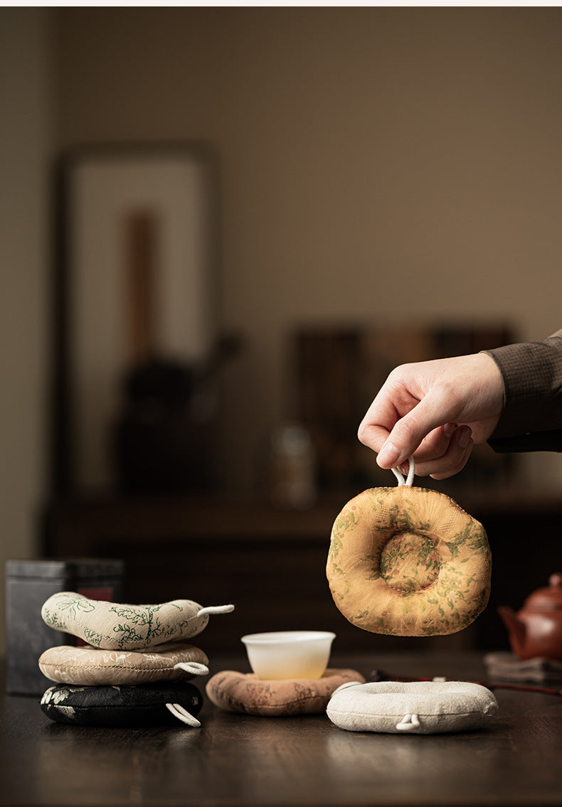 Gohobi Fabric Round Coaster