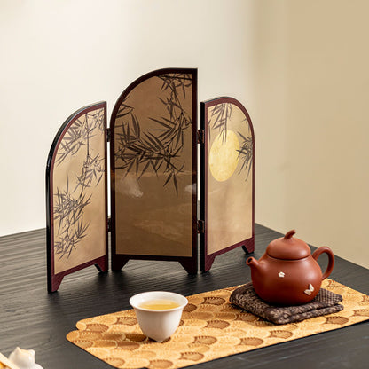 Gohobi New Chinese Bamboo Moon Desktop Screen