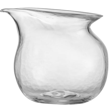 Gohobi Handmade Round Glass Pitcher