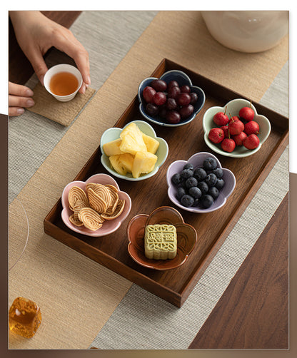 Gohobi, petite assiette traditionnelle japonaise de fruits glacés et noix - Nœud chinois 003