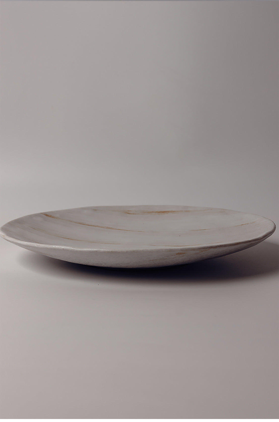 Gohobi Dill-Painted Firewood-Fired Flat Plate