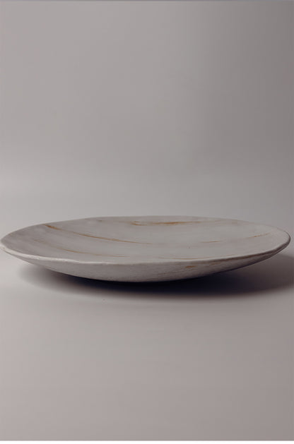 Gohobi Dill-Painted Firewood-Fired Flat Plate