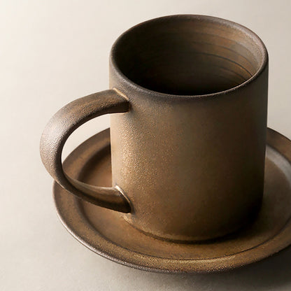 Gohobi Japanese Handmade Coffee Cup with Saucer 004