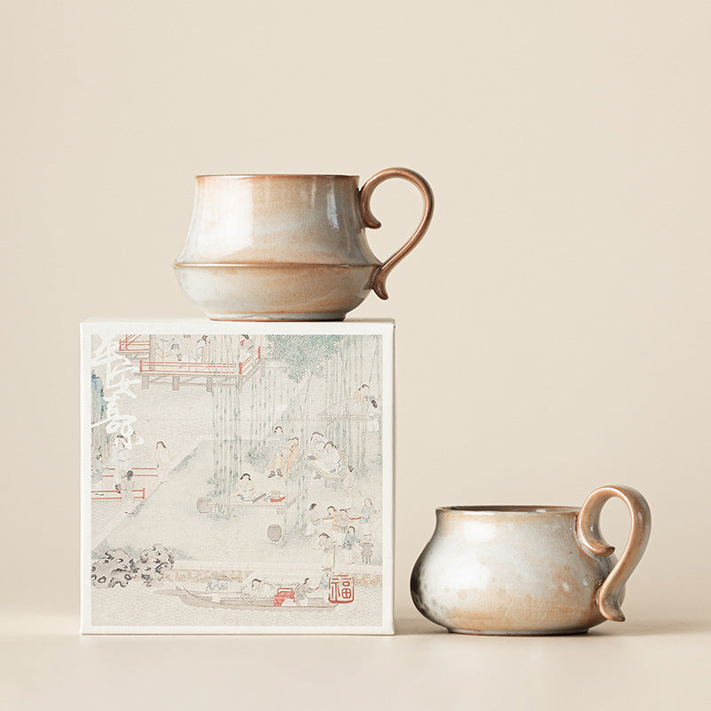 Gohobi Japanese Handmade Shino Mug Coffee Cup