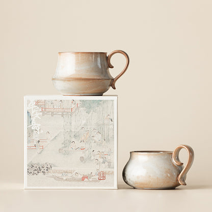 Gohobi Japanese Handmade Shino Mug Coffee Cup