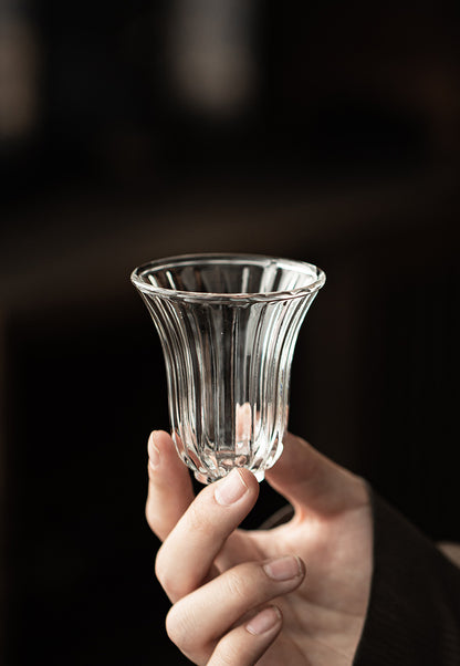 Gohobi High Borosilicate Glass Gongfu Tea Cup – Transparent Heat-Resistant Master Cup and Aroma Cup