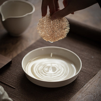 Gohobi Grass Ash Glaze Handcrafted Teapot Holder