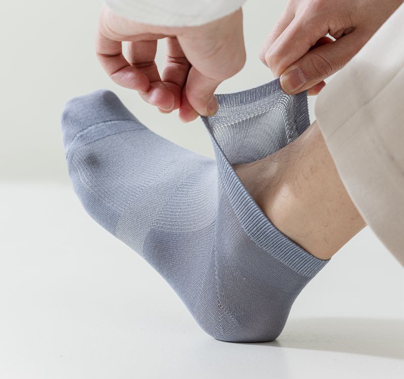 Spring and summer Men's Thin Trainer Socks