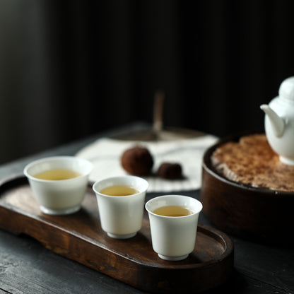 Gohobi Jingdezhen Sweet White Porcelain Teapot Set