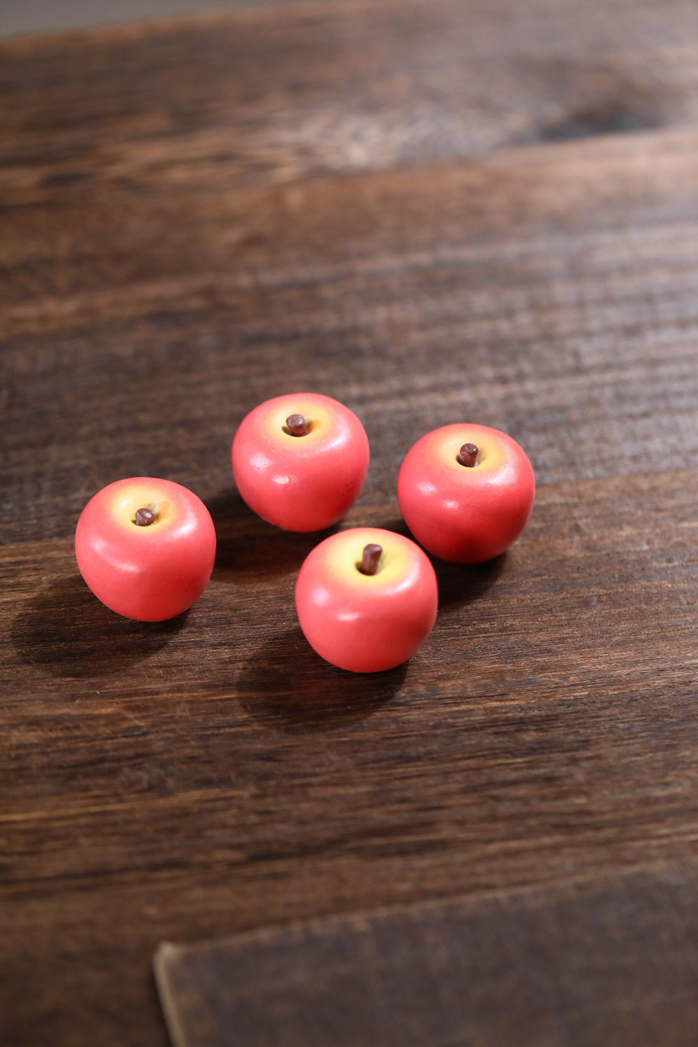 Gohobi Yixing Purple Clay Apple Tea Pet – Handmade Mini Fruit Ornament