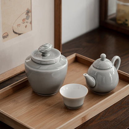 Gohobi Japanese Style Ice Grey Tea Container 001