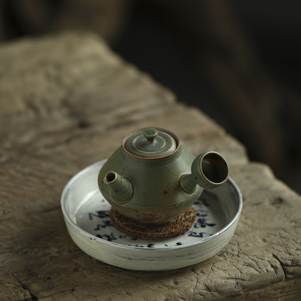 Gohobi Jingdezhen Ceramic Retro Chinese Small Pottery Teapot( 160 ml)