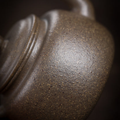 [Chingshui Tang 青水堂] Handmade Yixing Zisha Sandy Purple Clay Teapot – 170ml Original Ore Qing jiangpo Clay, Handmade Light Body with Built-in Filter, Traditional Chinese Purple Clay Teaware