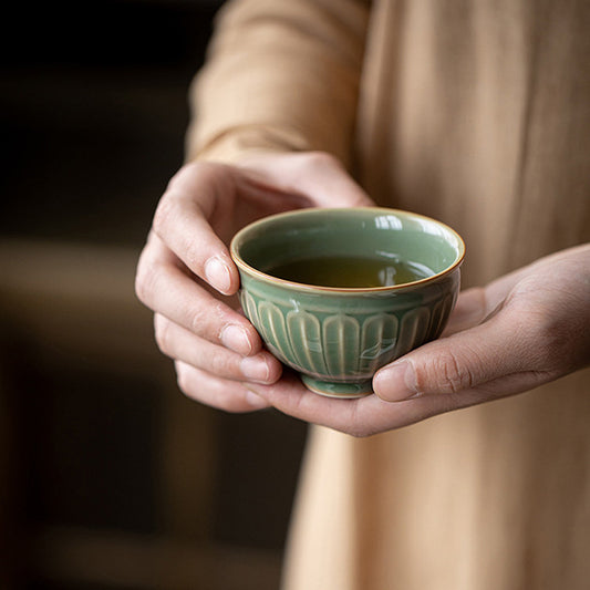 Gohobi Yaozhou Kiln Green Tea Cup